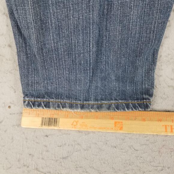 Levis 569 Jeans Mens 33x32 Blue Relaxed Straight Denim 100% Cotton Medium Wash - Picture 10 of 14